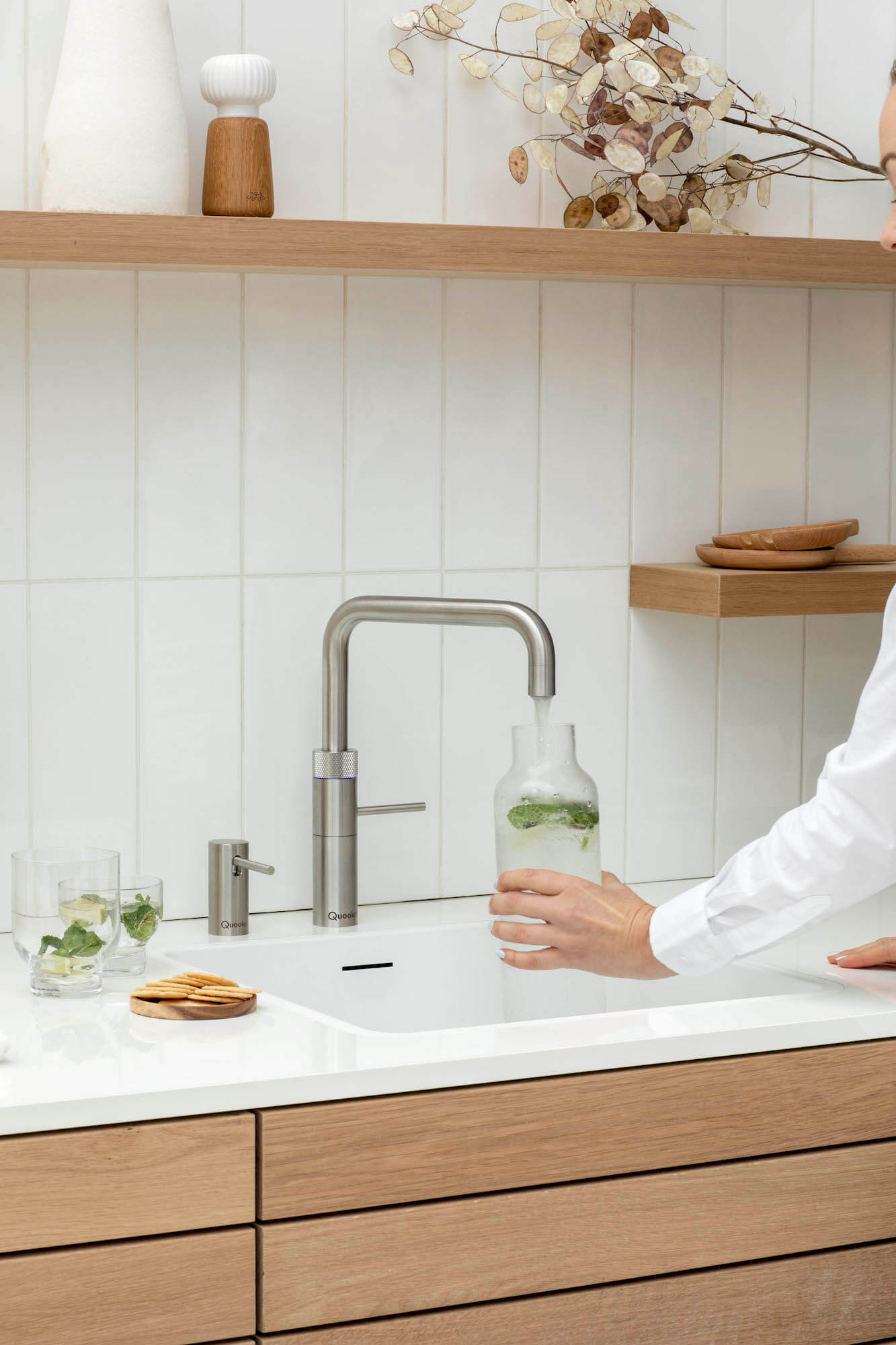 Quooker Edelsthal Armatur mit kochend Wasser